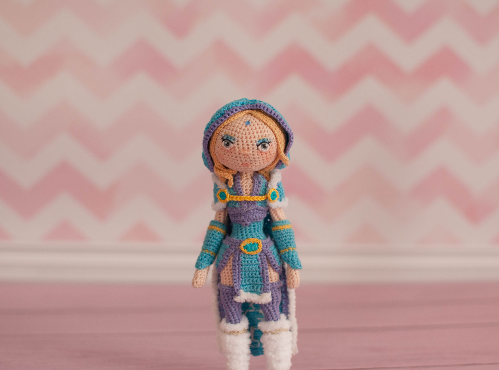 Crystal Maiden - My, Dota, Needlework, Doll, Handmade, Forum, Crystal maiden, Longpost