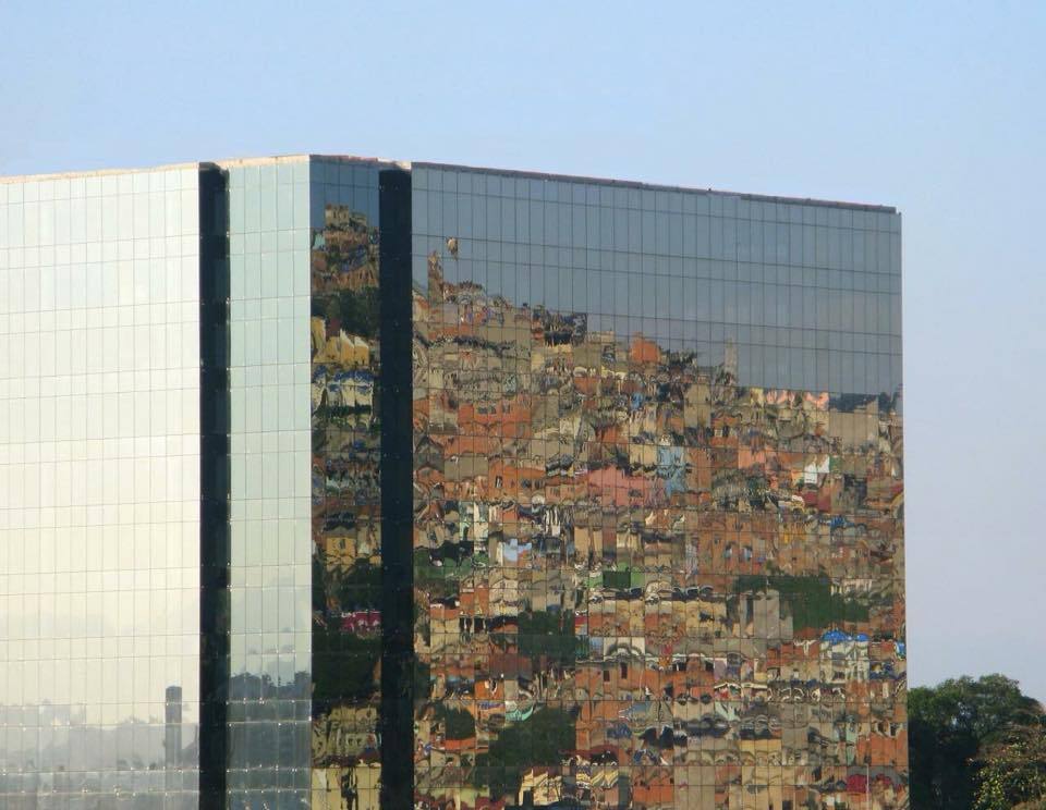 Reflection - Reflection, Beautiful, Old city, Skyscraper, Successful angle