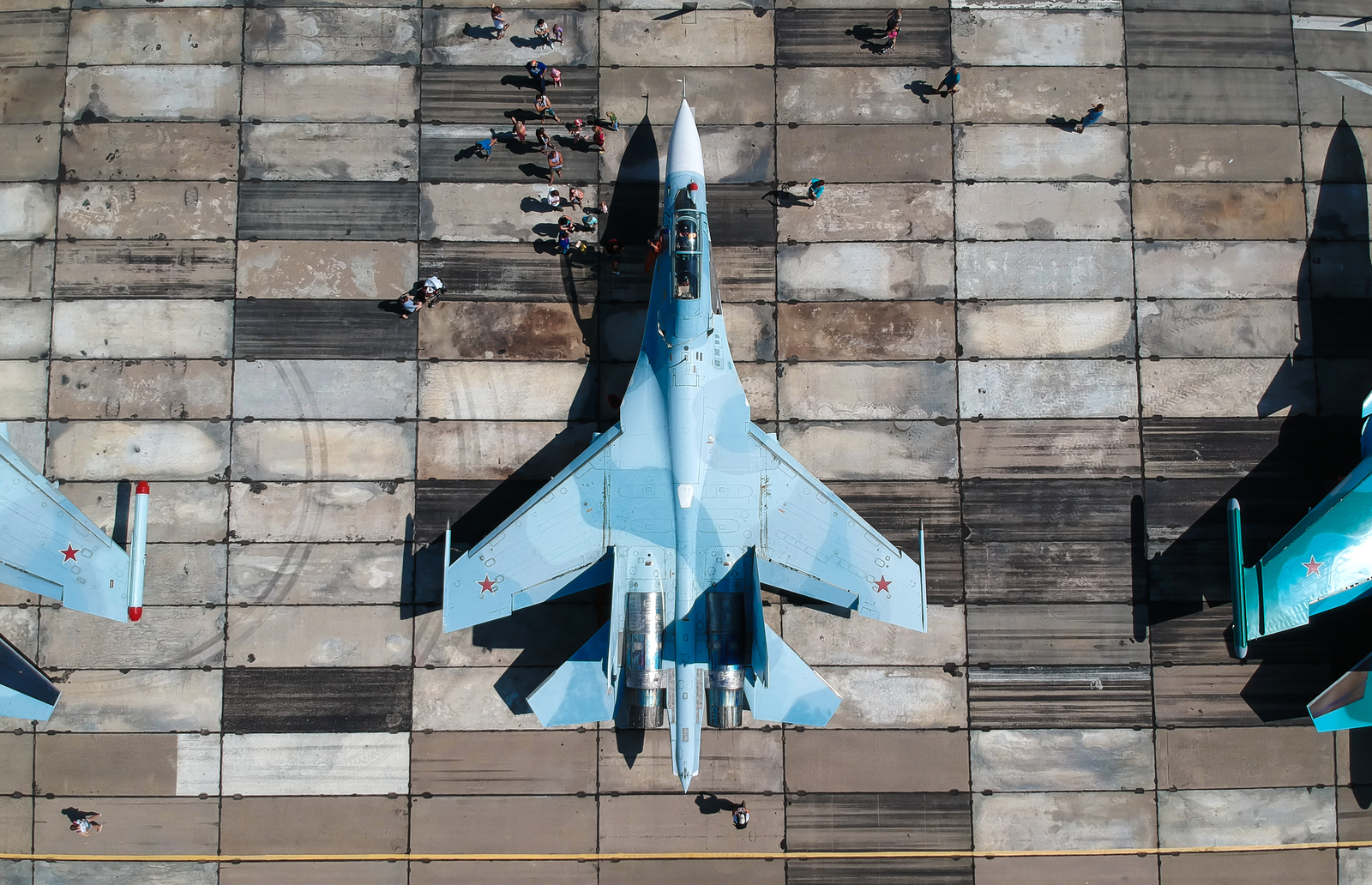 Su-30SM at the exhibition Army-2017 in Vladivostok - My, Aviation, The photo, Dji, Drone, Army, Fighter