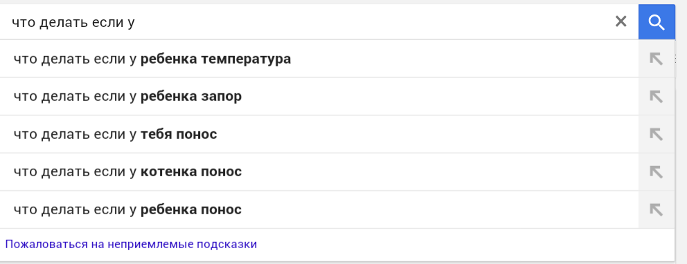 Подсказки в гугле похожи на сказку про репку. - Моё, Болезнь, Подсказка, Поисковые запросы