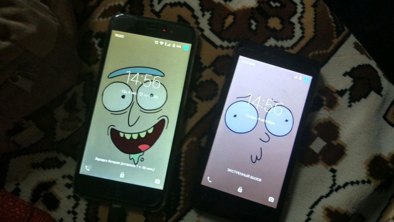 Wallpaper issue resolved. - My, Rick and Morty, Mobile phones, Desktop wallpaper, 
