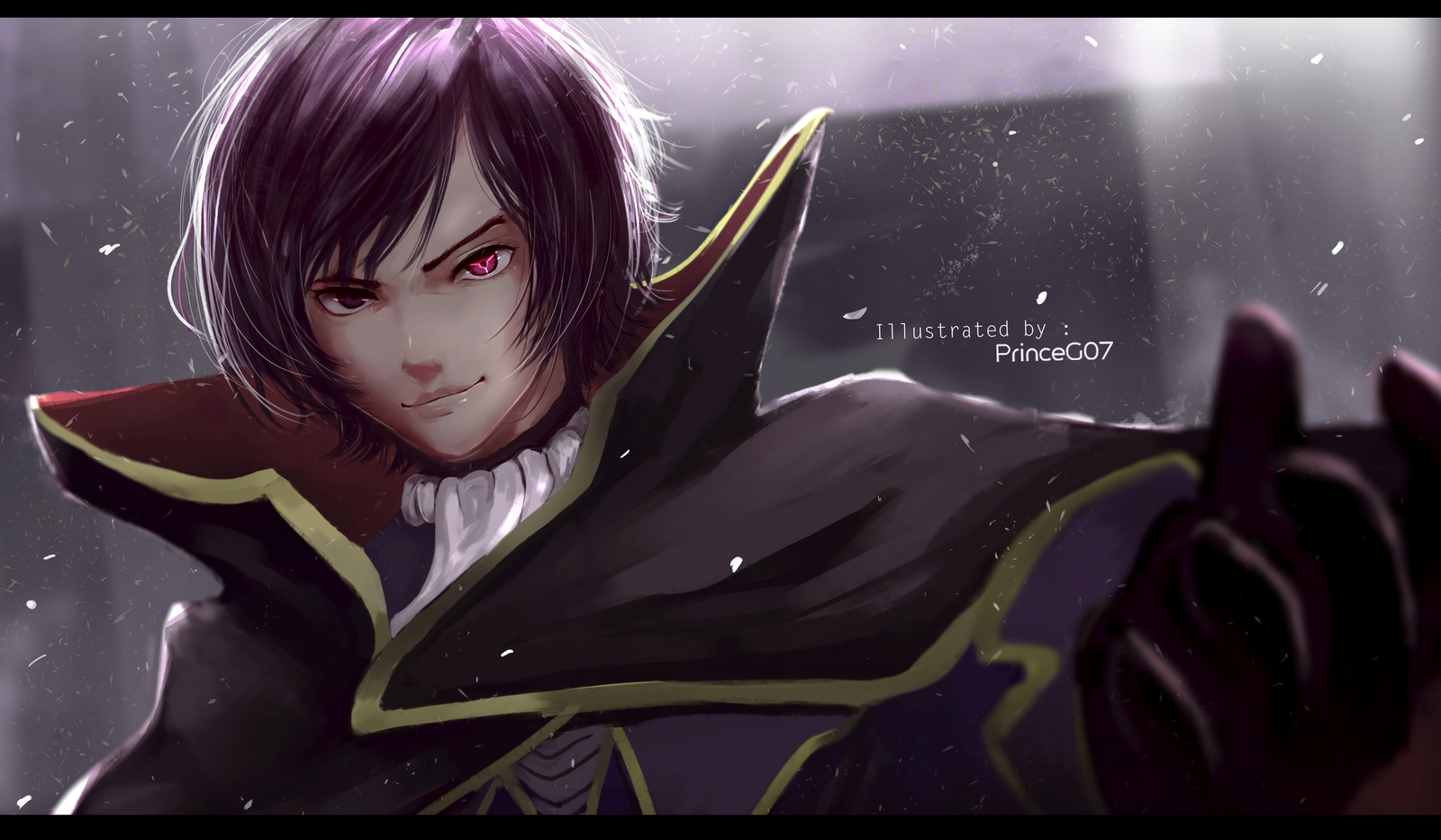 Ragz Art on X: #lelouch #lamperouge #fanart #wedding #suit #rose