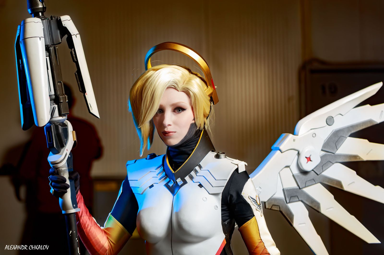 Photo cosplay part 1: Overwatch at Comic-Con Russia - My, Overwatch, Comic-con, Cosplay, Igromir, Mercy, Tracer, Longpost