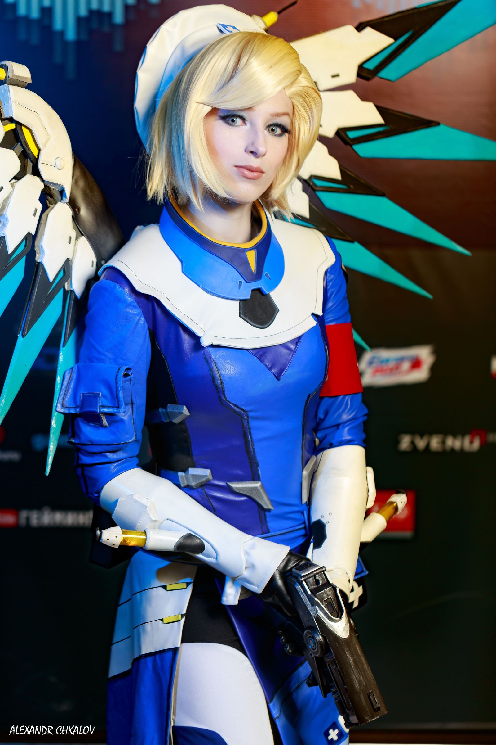 Photo cosplay part 1: Overwatch at Comic-Con Russia - My, Overwatch, Comic-con, Cosplay, Igromir, Mercy, Tracer, Longpost