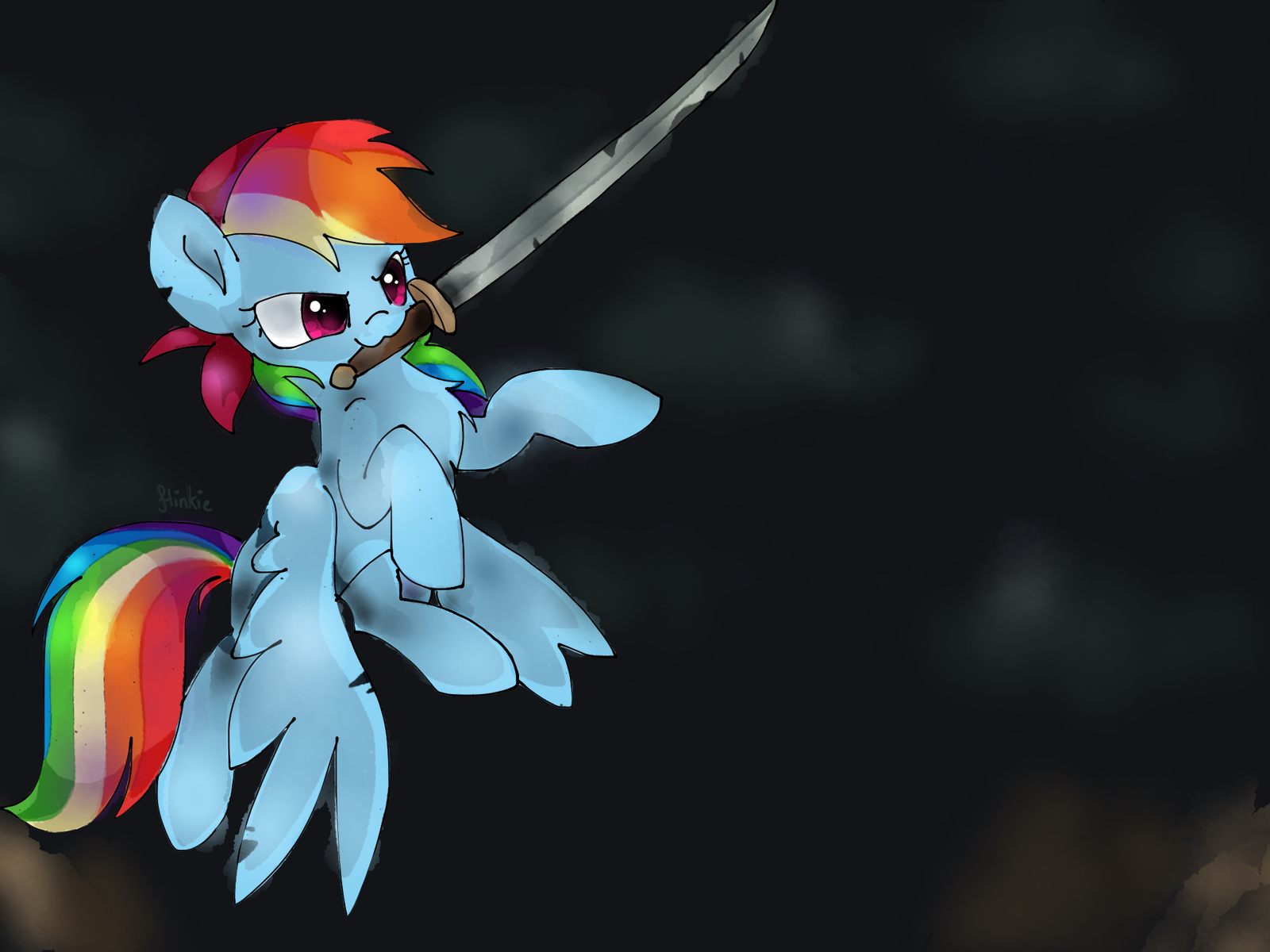 Rainbow Pirate by PinkFlutter - Rainbow dash, My little pony, My little pony: the movie