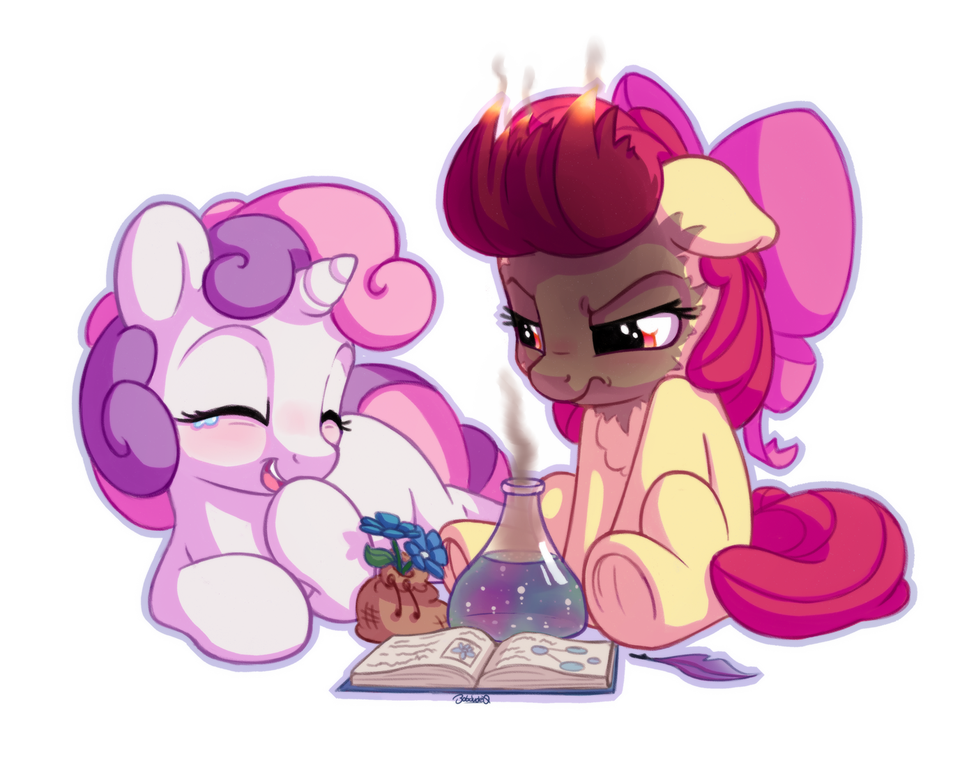 Potions lessons - My little pony, Applebloom, Sweetie belle, Bobdude0