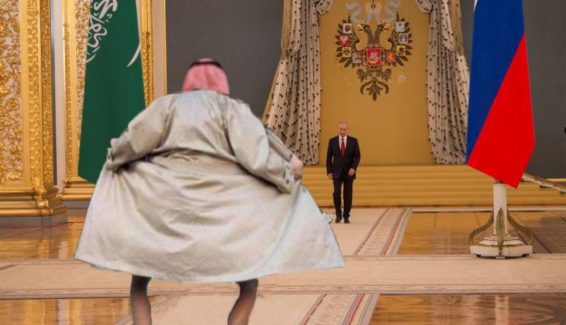 Vladimir Putin met with the King of Saudi Arabia in the Kremlin. - Politics, Photoshop master, Vladimir Putin, Longpost