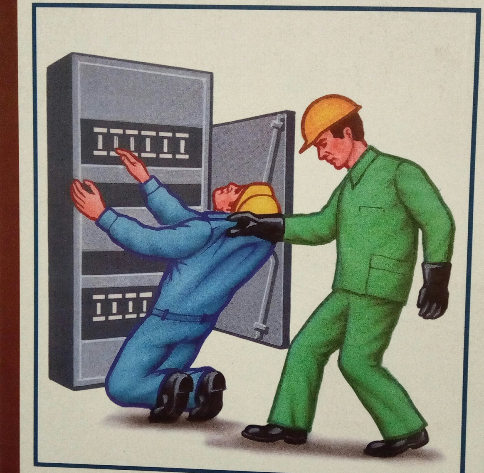 Рабочие угрожают. Иллюстрации по технике безопасности. Нарушение правил охраны труда. Технике безопасности на производстве. Плакаты по ТБ для электромонтера.