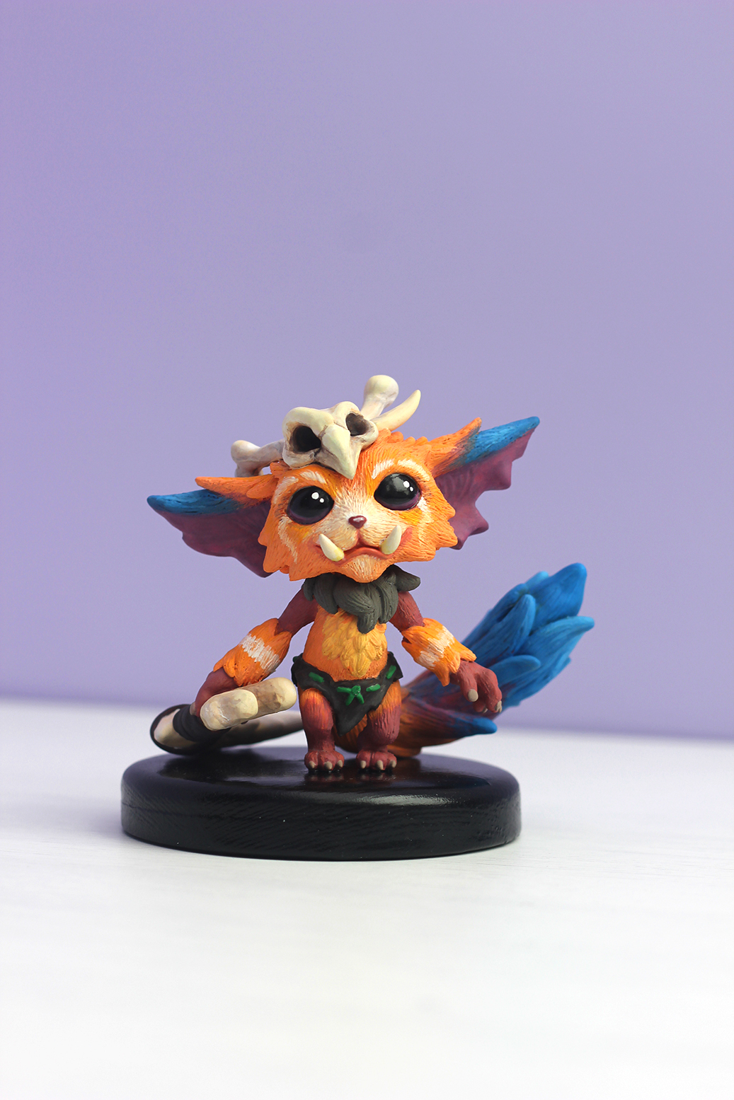 Gnar (League of Legends) - My, League of legends, LOL, Gnar, Handmade, Polymer clay, , Polymer clay, Figurine, Longpost, Figurines