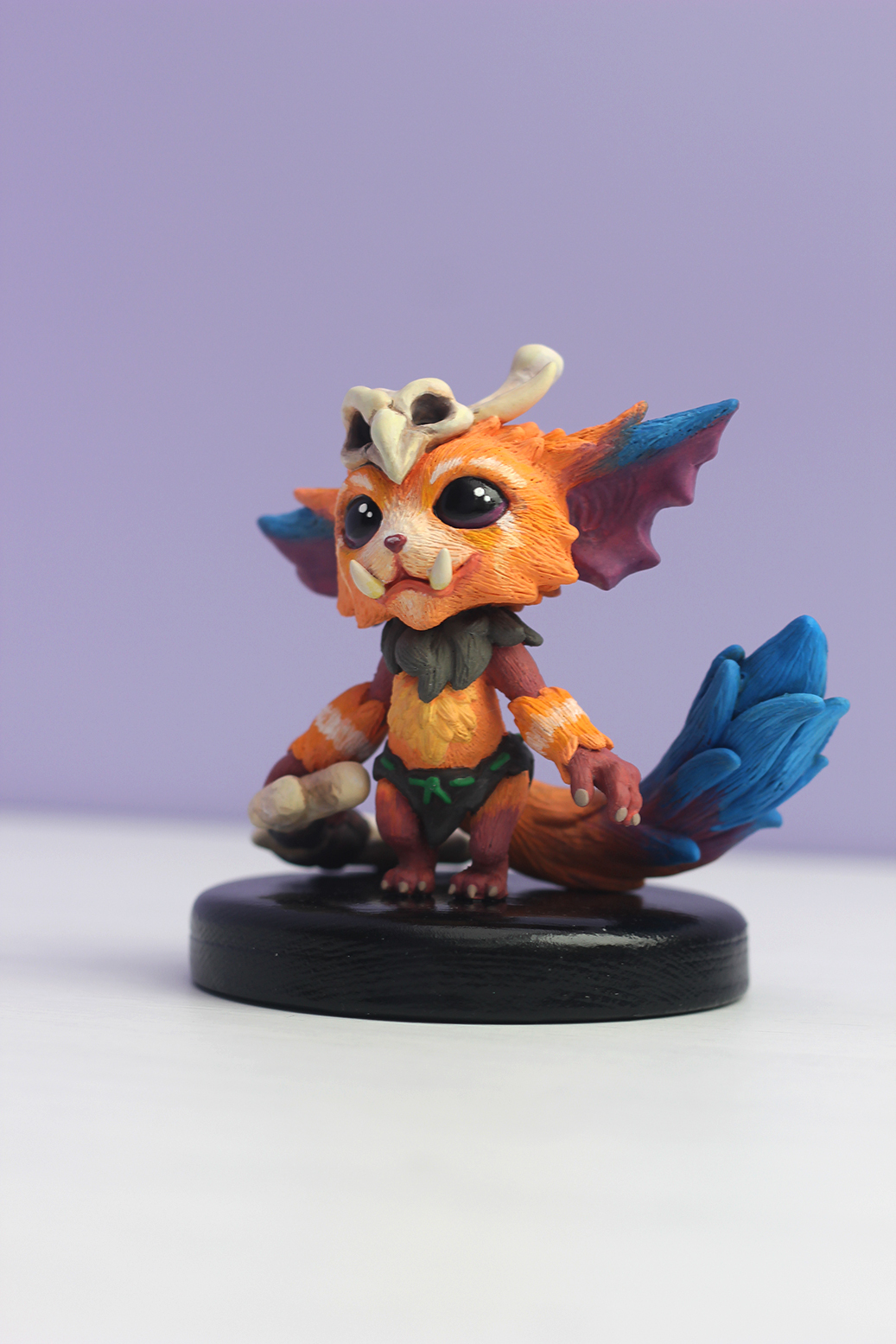 Gnar (League of Legends) - My, League of legends, LOL, Gnar, Handmade, Polymer clay, , Polymer clay, Figurine, Longpost, Figurines