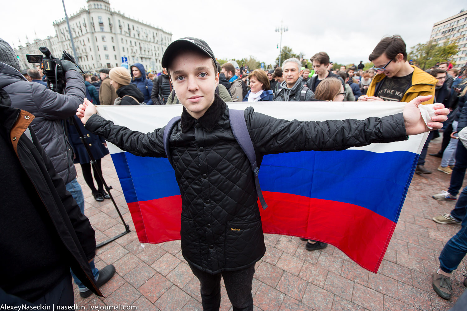 Navalnitsky children. - My, Politics, Alexey Navalny, Rally, Liberal opposition, Opposition, Russia, Vladimir Putin, Children, Longpost