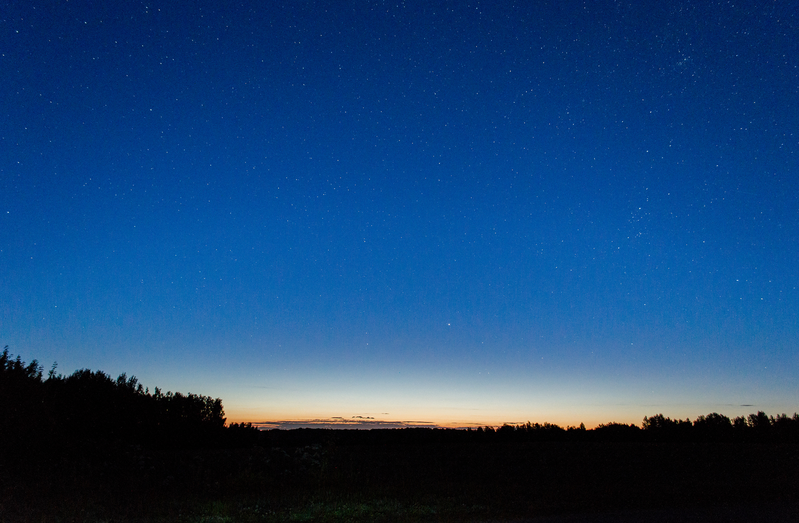 dawn - My, dawn, Night, Astrophoto, Stars, The photo