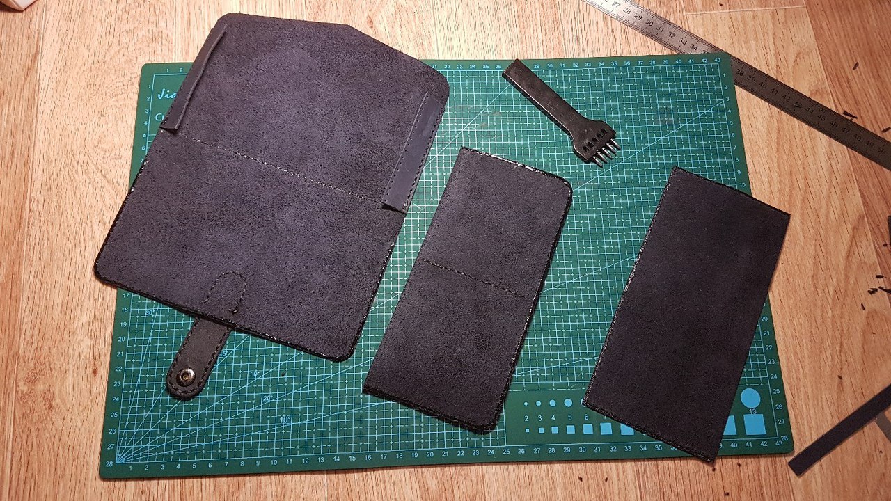 Wallet LONGER - My, Leather, Leather, Handmade, Wallet, Longpost