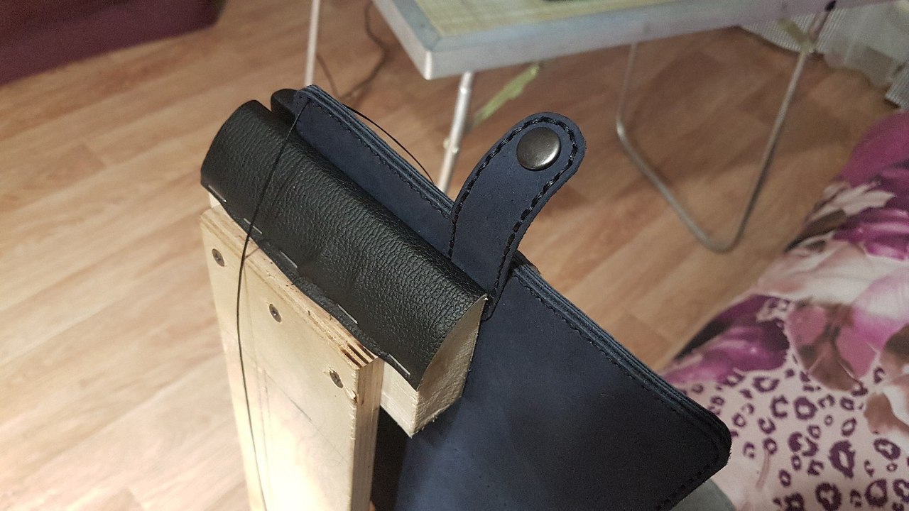 Wallet LONGER - My, Leather, Leather, Handmade, Wallet, Longpost