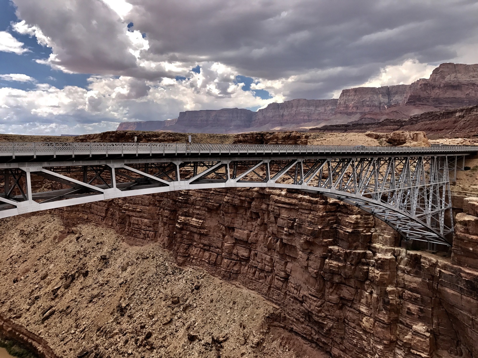 Navajo Bridge, Marble Canyon, Arizona - My, USA, Architecture, Travels, The photo, Navajo, , Canyon, Longpost