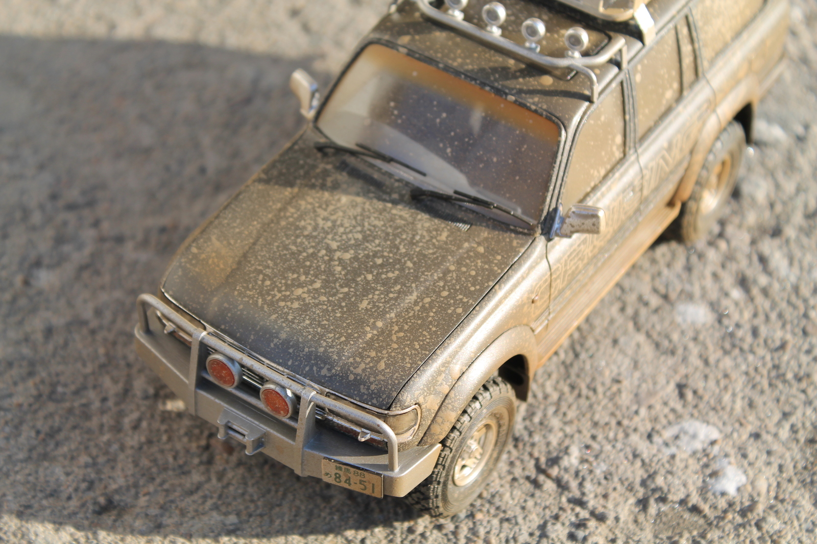 Land Cruiser 80 - My, Modeling, Rukozhop, Car modeling, Stand modeling, I share, , , Toyota, Longpost, 1:24