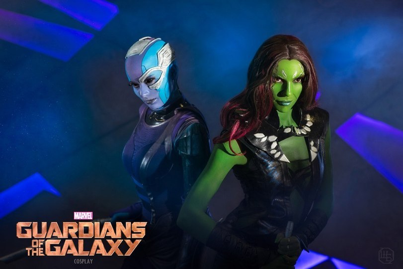 Cosplay Gamora & Nebula (Guardians of the Galaxy) - Cosplay, Guardians of the Galaxy, , , Nebula, Gamora, Marvel, Longpost