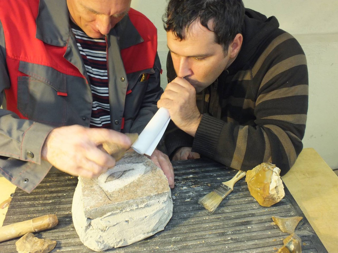 Experiment Granite carving October 7-8, 2017 - Anthropogenesis, Ancient Egypt, Granite, , Alexander Sokolov, Scientists against myths, Longpost