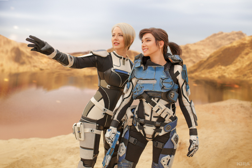 Cosplay KeyVei & Cora Harper (Mass Effect) - Mass effect, Cosplay, Cora Harper, , Computer games, Longpost, Kmitenkova_photoarts