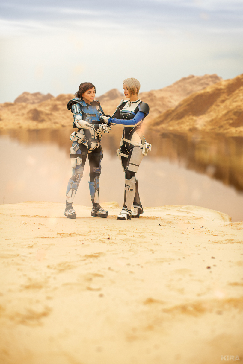 Cosplay KeyVei & Cora Harper (Mass Effect) - Mass effect, Cosplay, Cora Harper, , Computer games, Longpost, Kmitenkova_photoarts