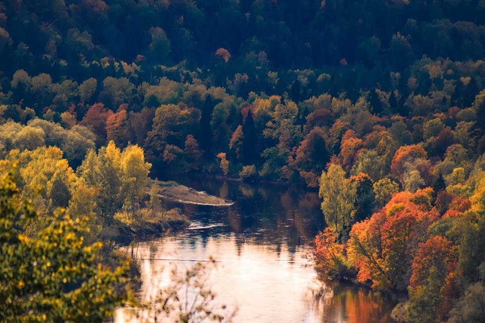 Autumn in the Baltic States - Sigulda - My, Sigulda, Latvia, Autumn, , Longpost