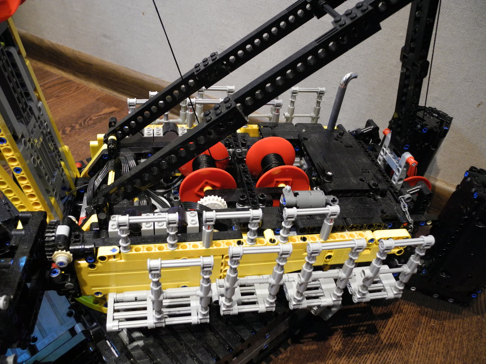 Lego Liebherr LR 1100 самоделка - Моё, LEGO, LEGO technic, Самоделки, Кран, Видео, Длиннопост