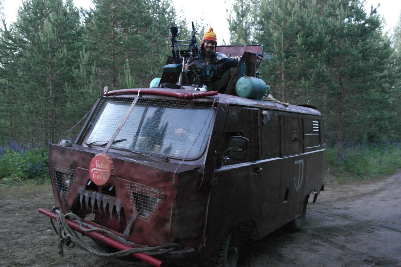 Fallout style car - My, Fallout, Role-playing games, Auto, UAZ loaf, Craft, Post apocalypse, Longpost