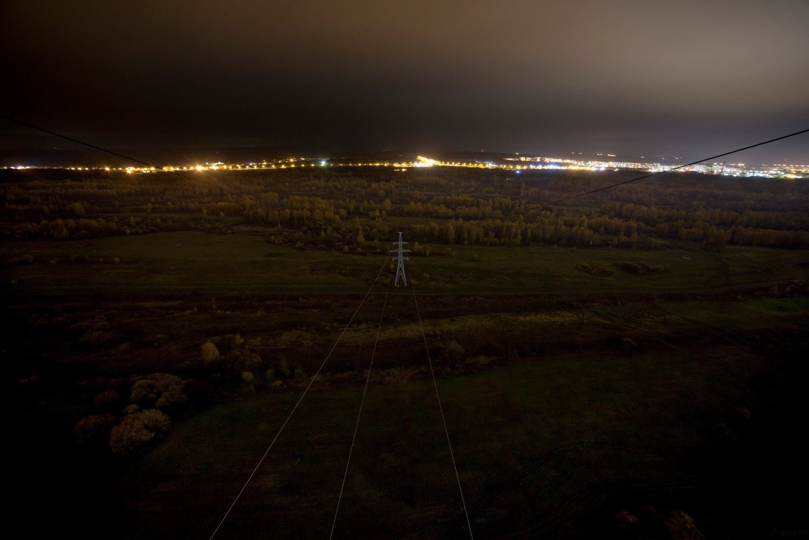 Night Adventures - My, Roofing, Power lines, Danger, The photo, Text, Night, Work, Longpost, Ruffers