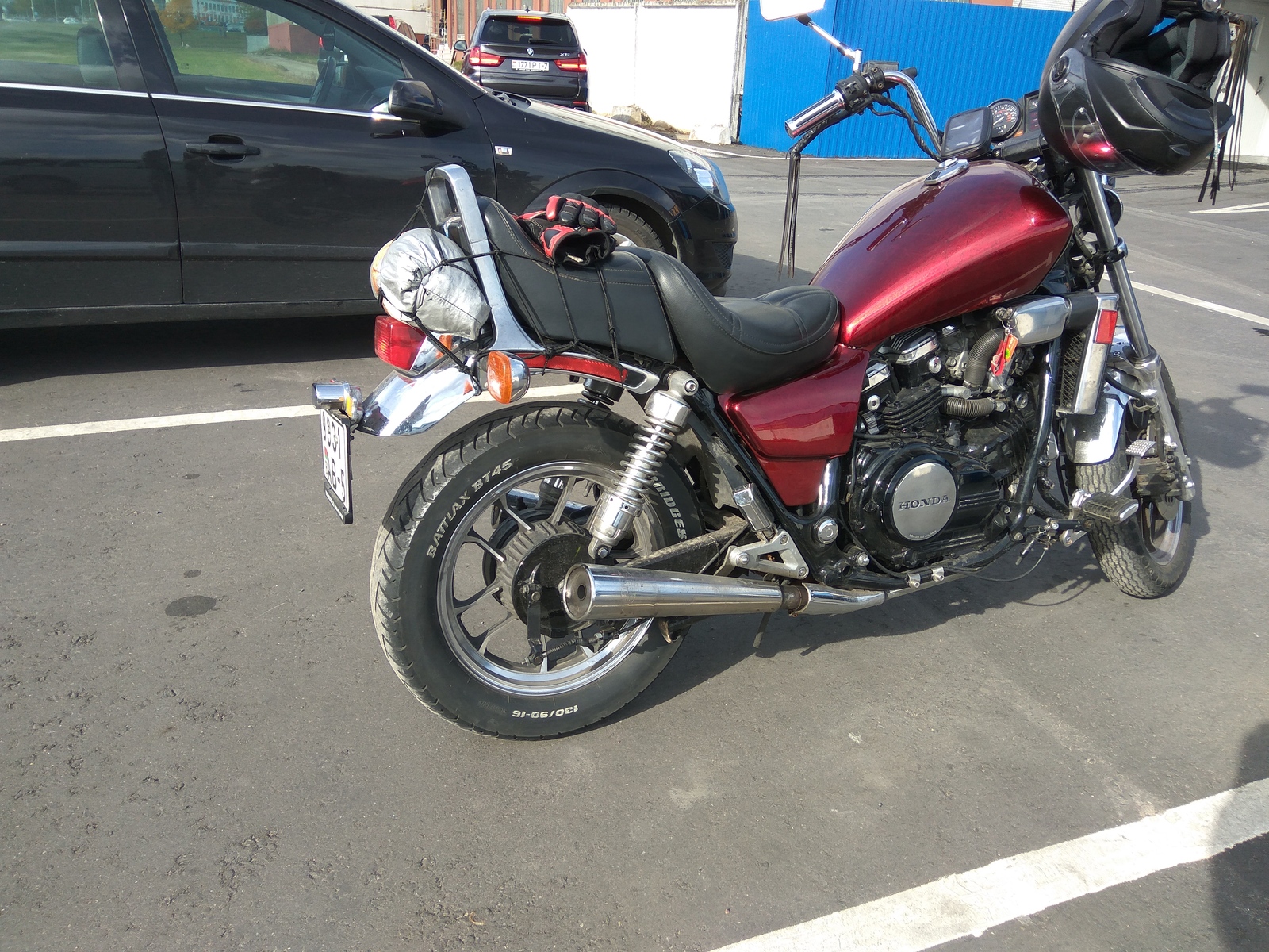 Alteration of Honda Magna for themselves. - My, Motorcycles, The photo, Customization, , Longpost, Moto