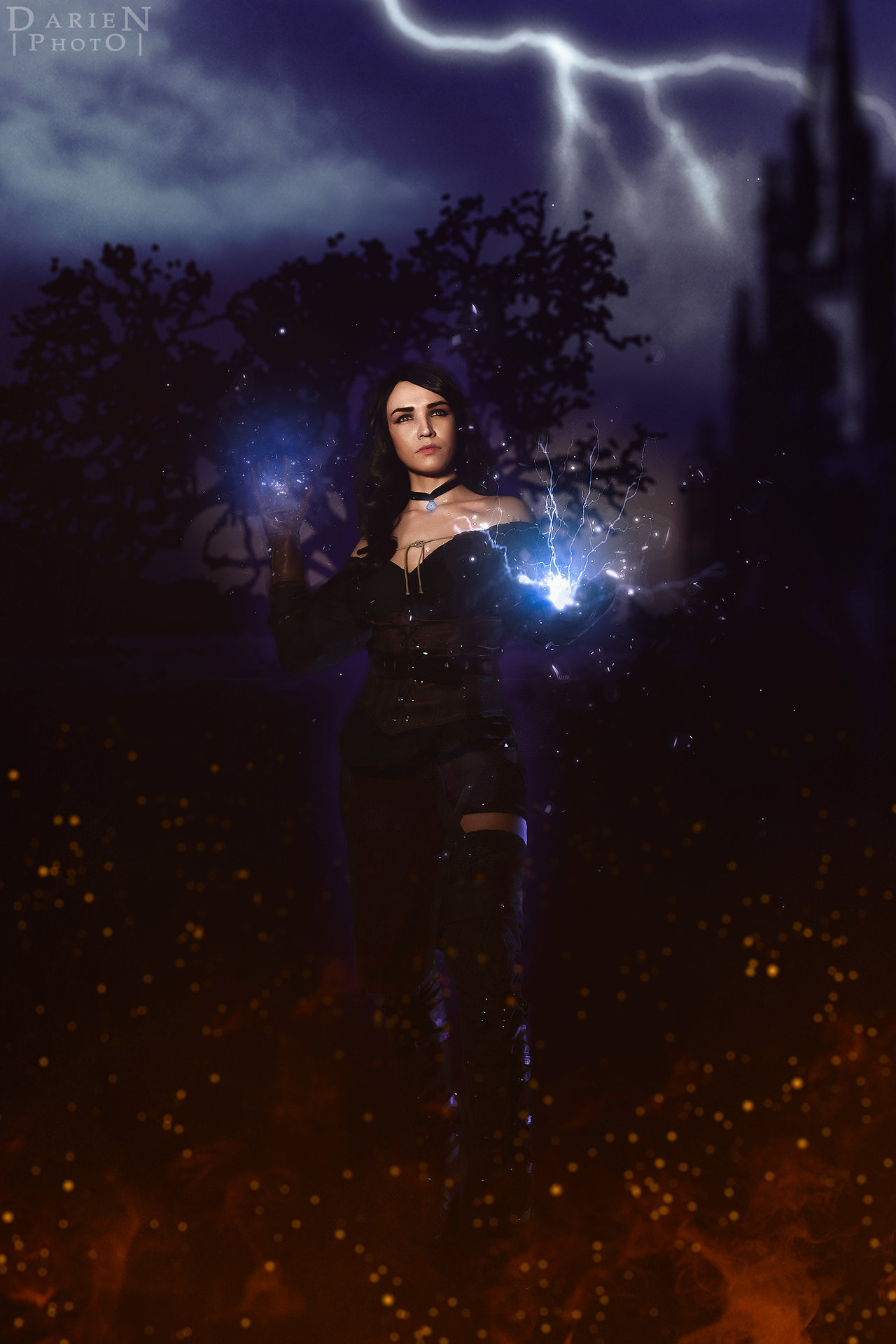 Yennefer of Vengerberg! - Yennefer, Witcher, Cosplay, Girls, , Magic, Longpost