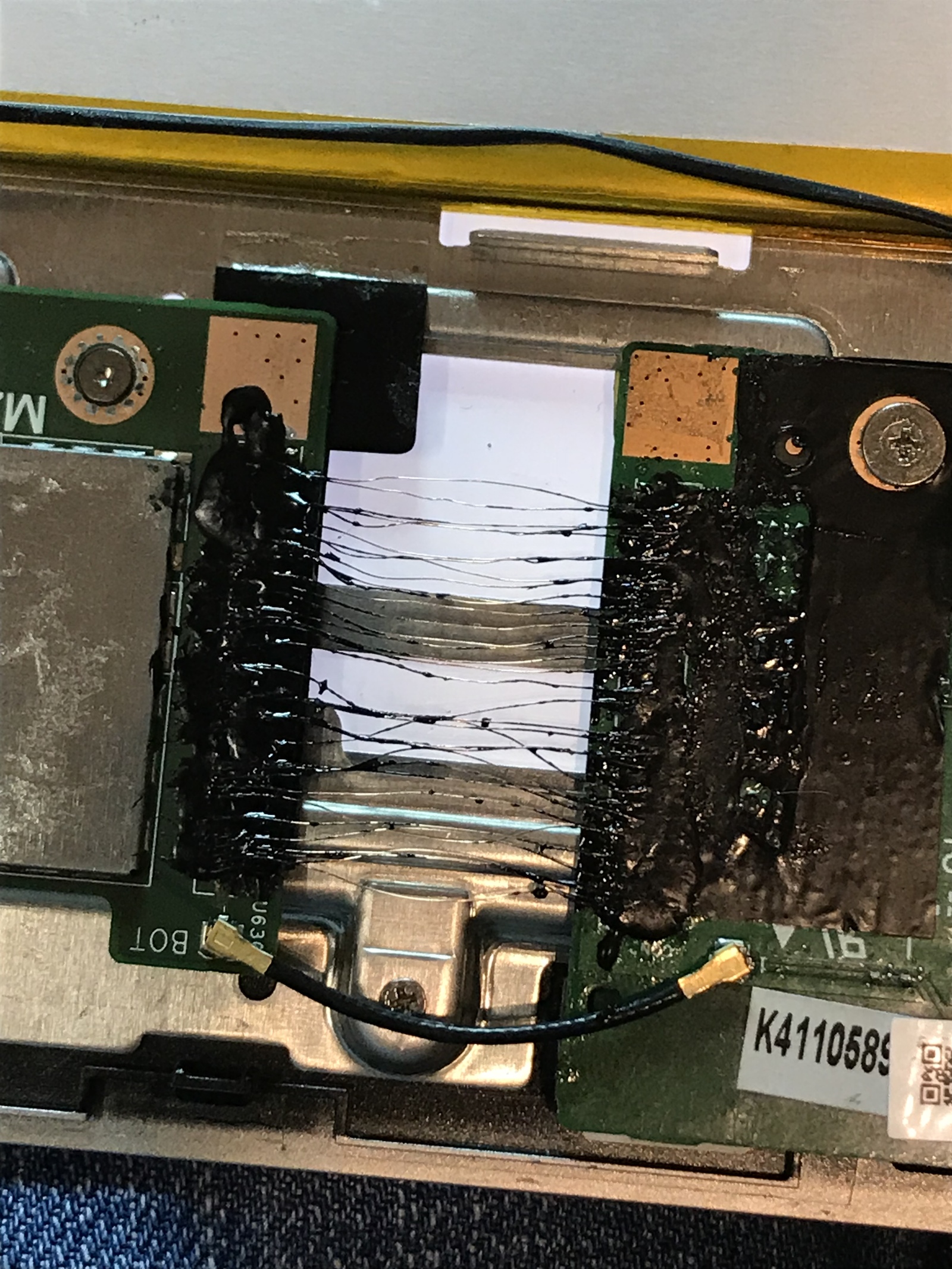 Damaged connector and cable. - My, Asus, Tablet, Repair, Work, Connector, Plume, Longpost