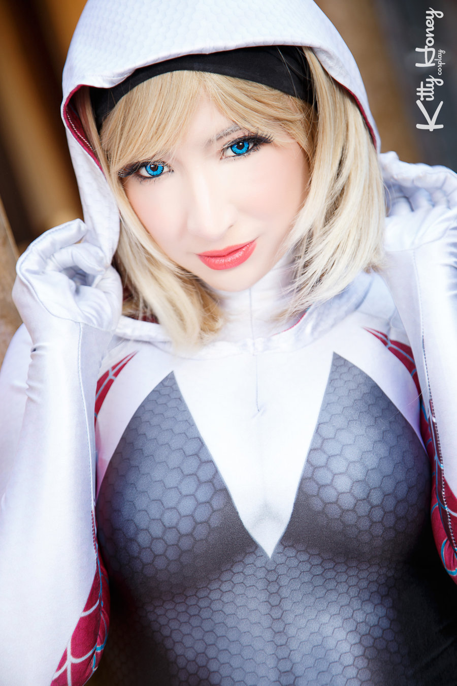 Spider Gwen! - Человек-Паук, Spider-Gwen, Косплей, Девушки, Kitty-Honey, Длиннопост, Гвен Стейси