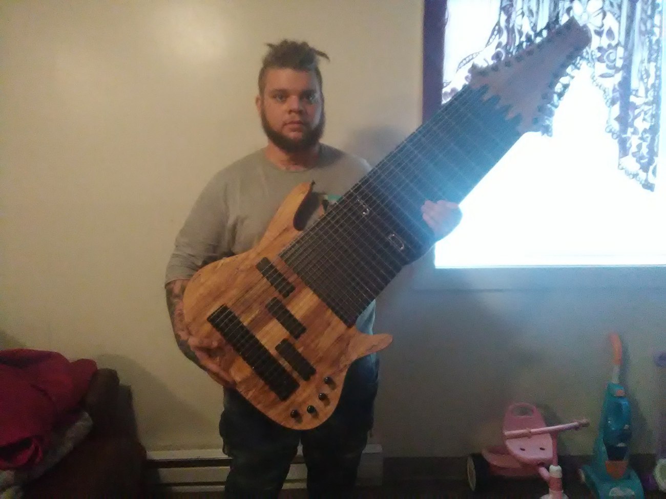 17 string guitar - Guitar, Giants, Longpost