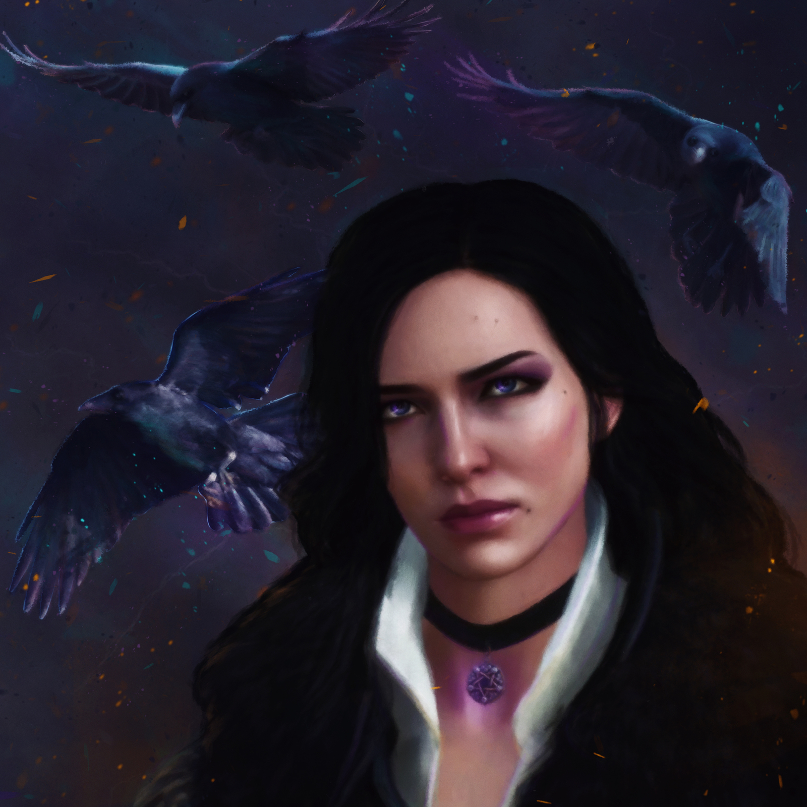 Йенн - Моё, Ведьмак, Ведьмак 3: Дикая охота, The Witcher 3:Wild Hunt, Yennefer of Vengerberg, Йеннифер, Арт