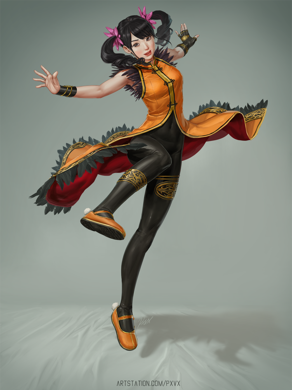 Ling Xiaoyu - Tekken, Game art, Fighting, Longpost, Ling Xiaoyu