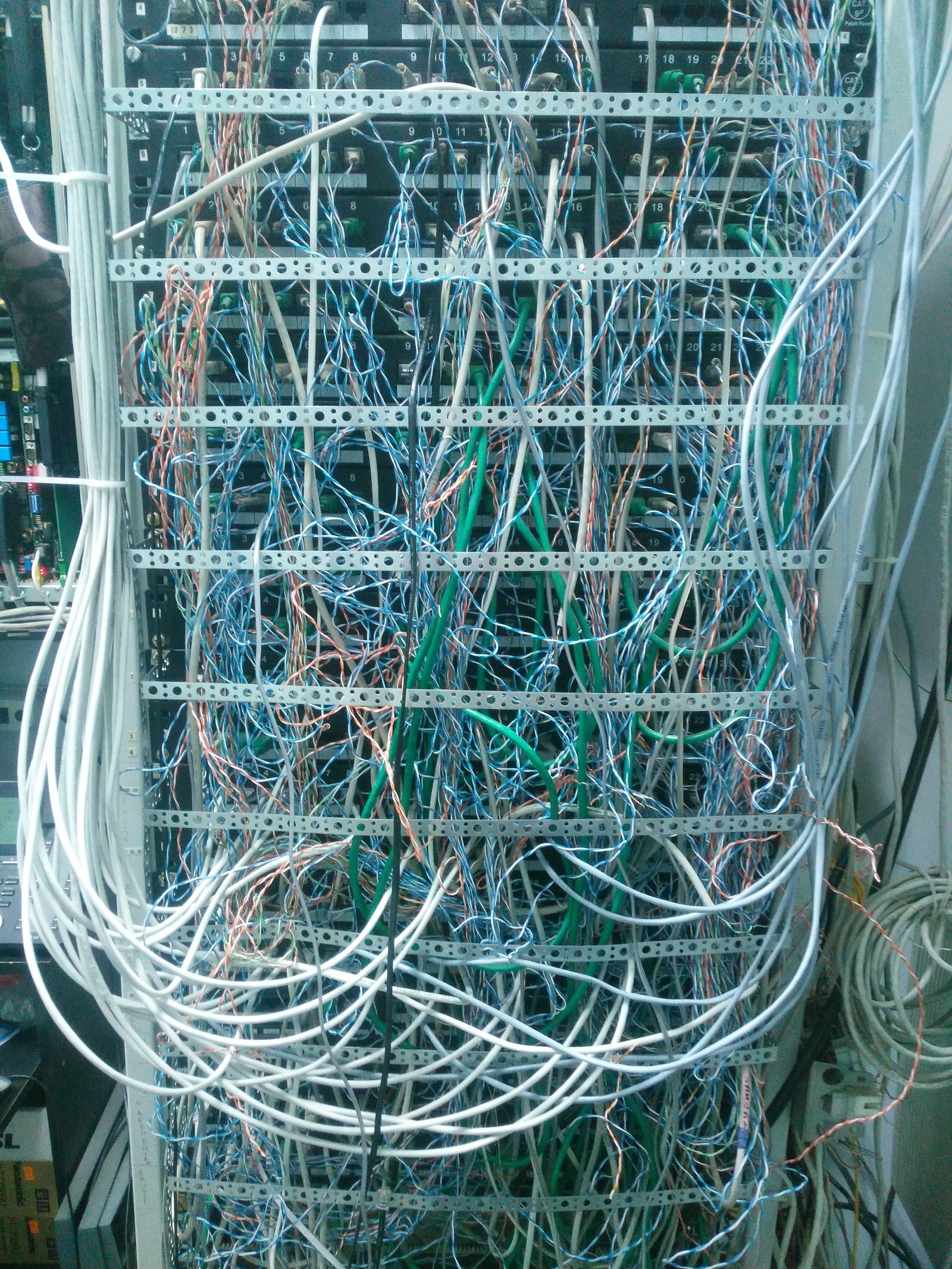 Perfectionist hell - My, Perfectionist hell, Rack, Net, Telephony