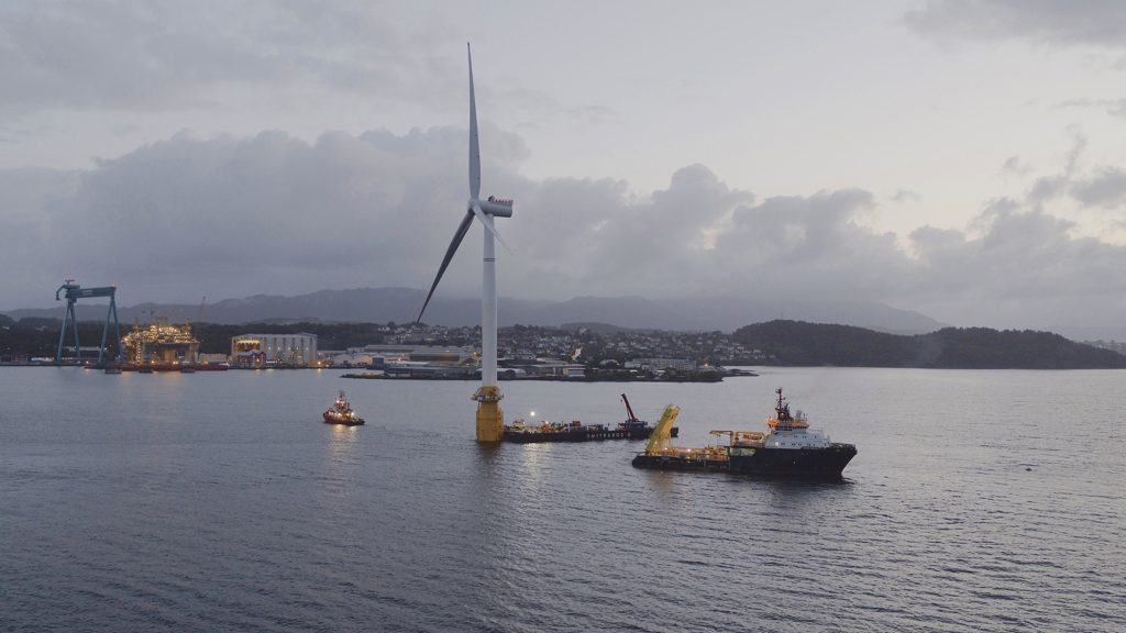 The world's first floating offshore wind turbines are connected to the grid [+Video] - Wind Turbines, Wind Power Plant, Longpost, Scotland, , , Video