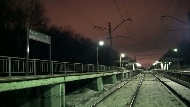 How I returned home by the dark railway. - My, Domodedovo, Night, Railway, Mat, Barybino, Longpost