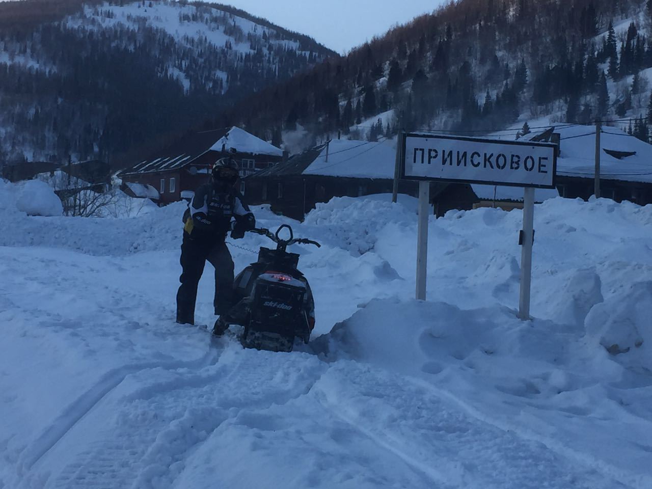 winter hobby - My, , Snowmobile, Khakassia, Longpost, Mine