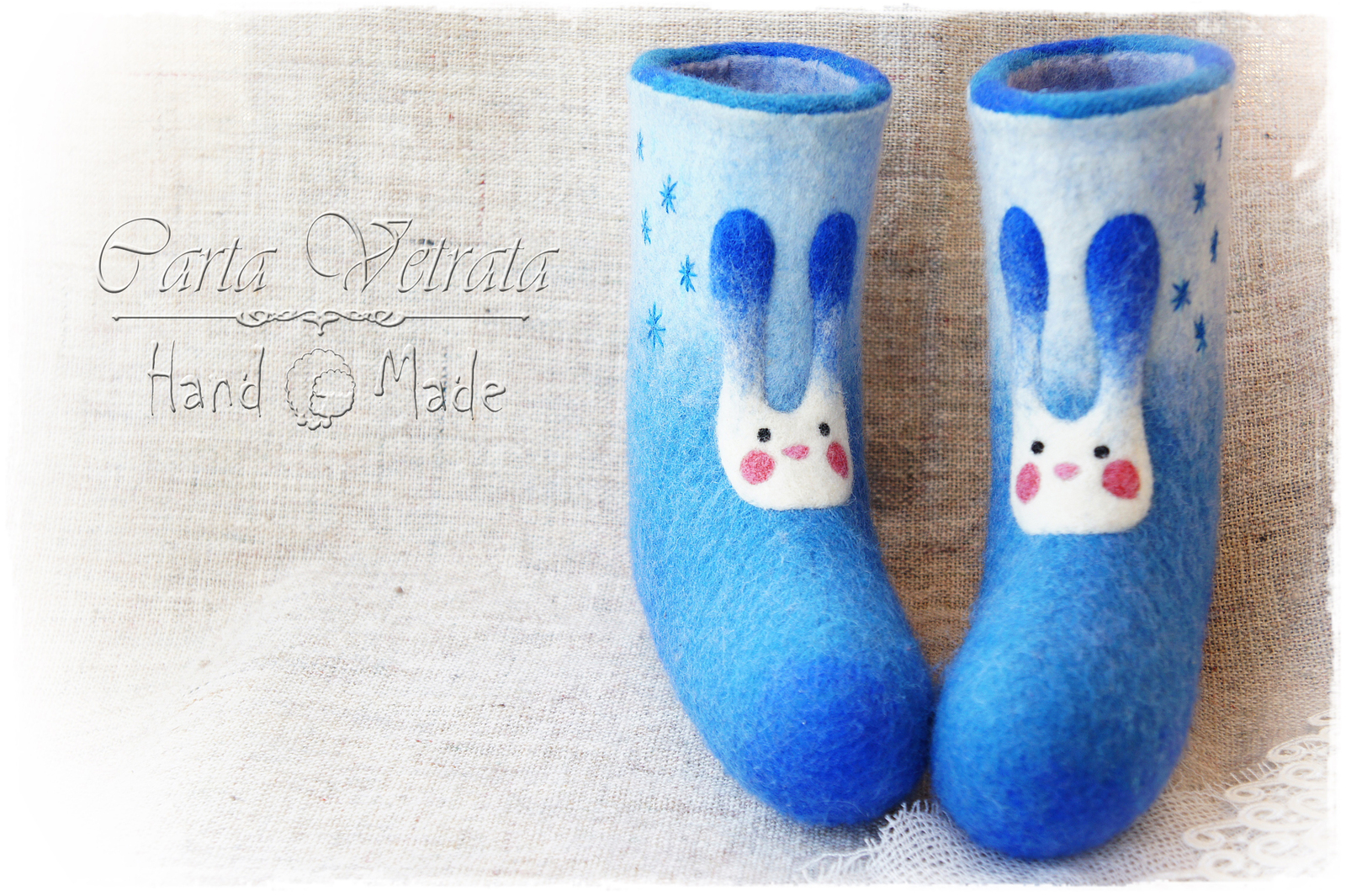 New piled up, Running Bunnies - My, Wet felting, Felt boots, Handmade, With your own hands, Needlework, Straight arms, Wallow, Handmade, Video, Longpost