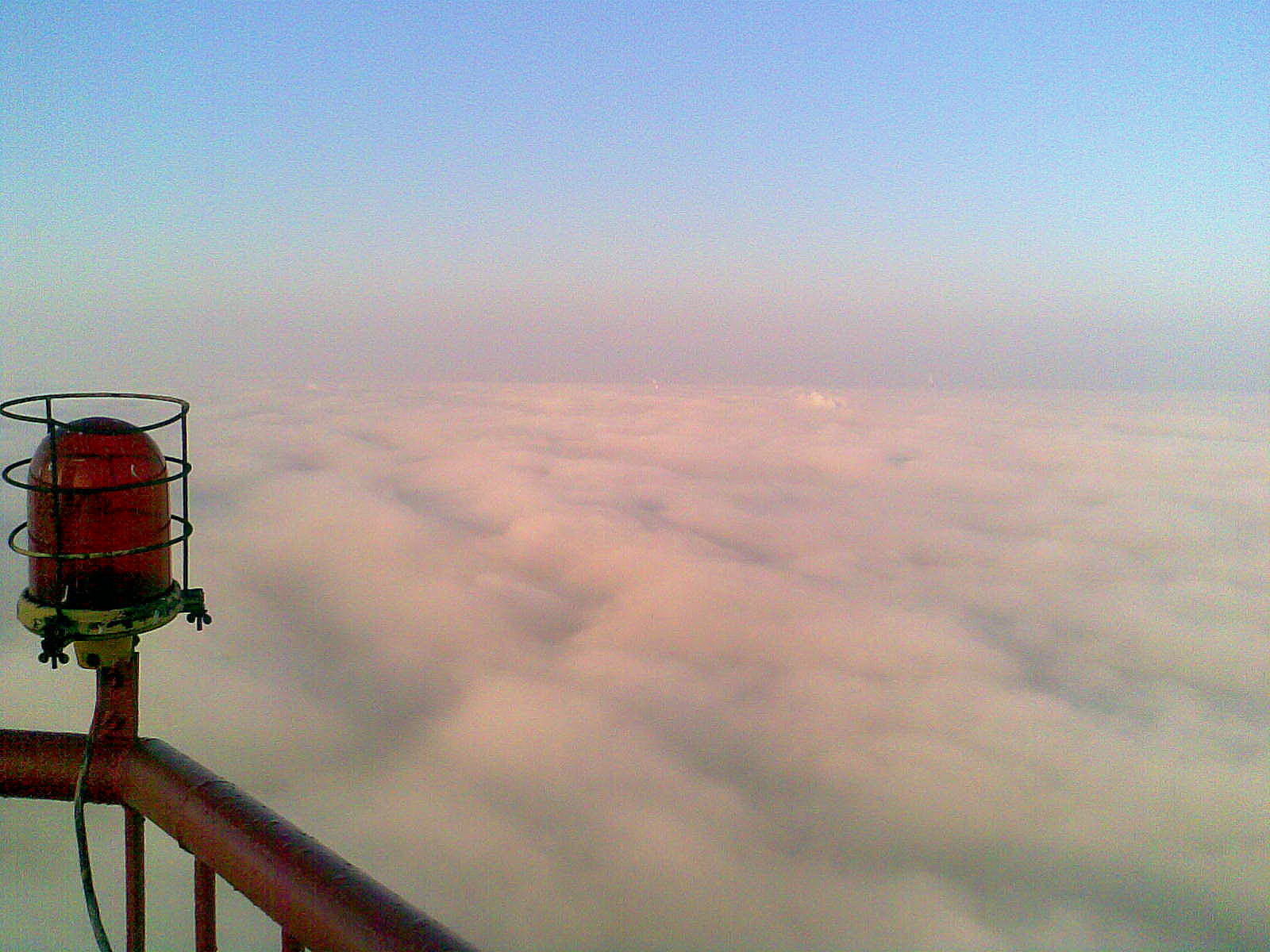 When the earth is damp and cloudy - My, Fog, TV tower, Longpost