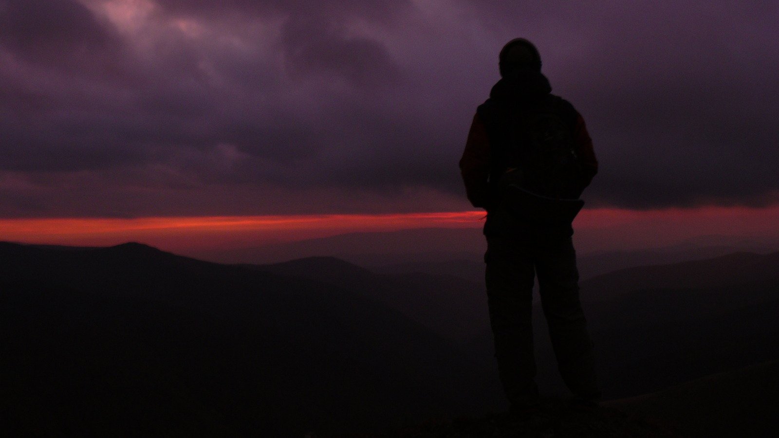 Walking among the clouds - My, The mountains, PVD, Fog, Sunset, Longpost