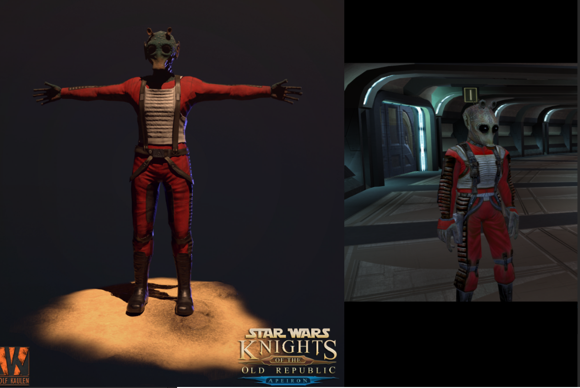 New images from the Knights of the Old Republic: Apeiron project - My, Star Wars, Games, Screenshot, Boba95fet, Longpost, Tag