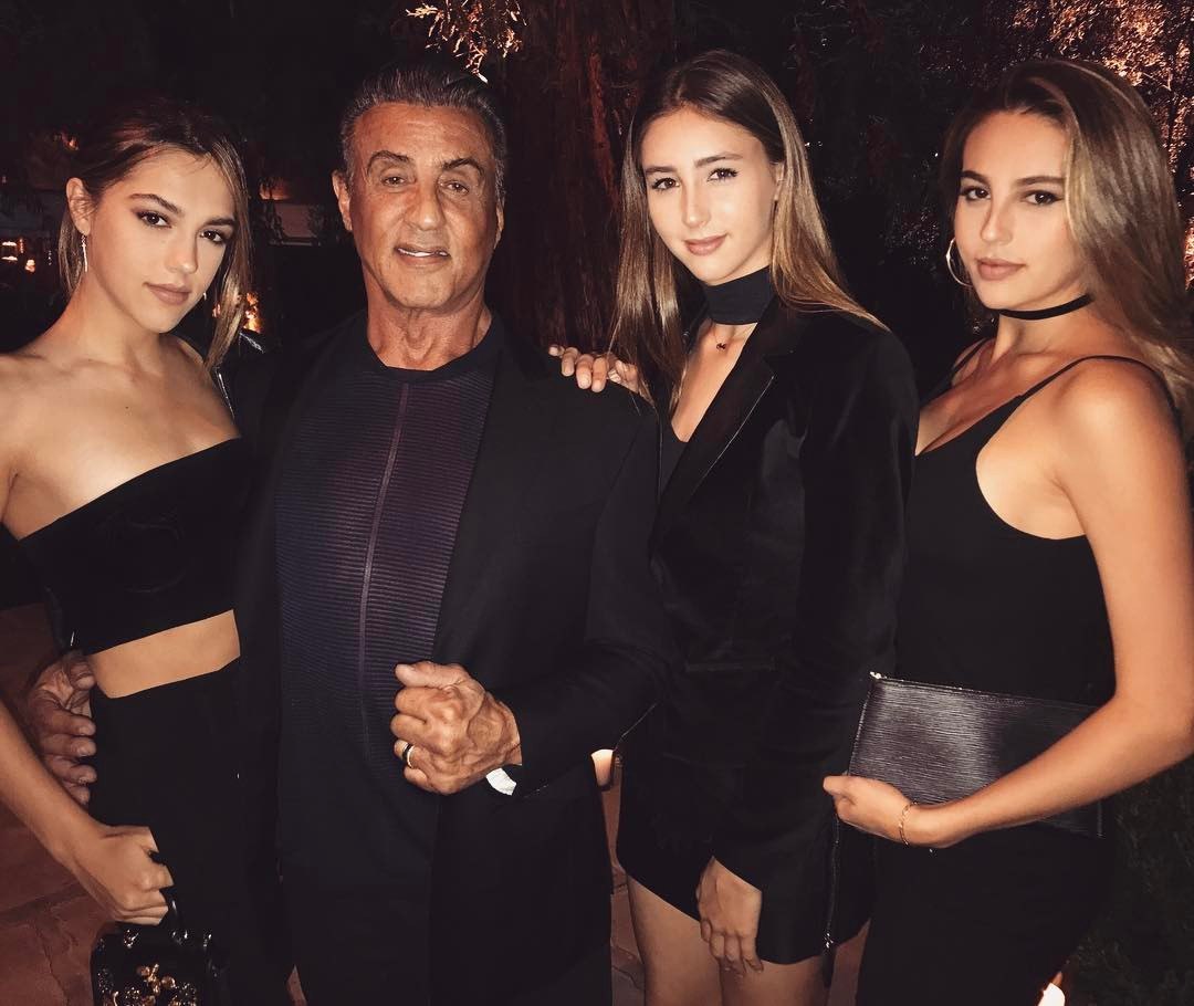 Only three of his daughters can be cooler than Sylvester Stallone - Family, Sistine Stallone, , , Longpost