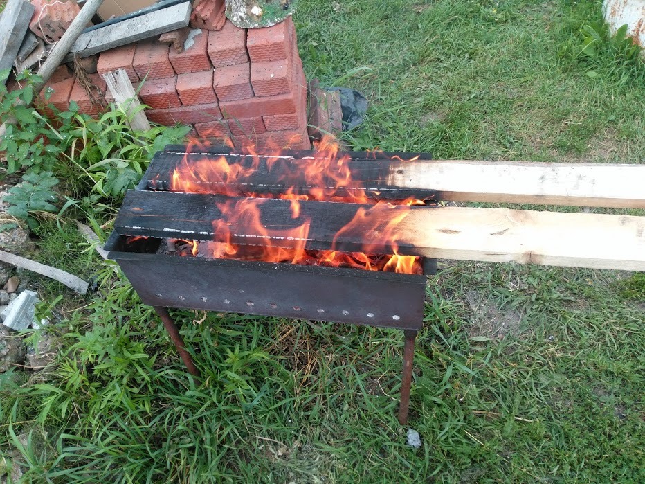 How we built a fence from a burnt board. - My, Fence, Building, Woodworking, Longpost