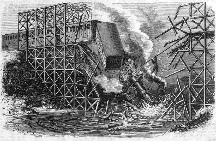 Kukuevskaya railway accident of 1882 - Story, Railway, Kukuyevo, 1882, Catastrophe