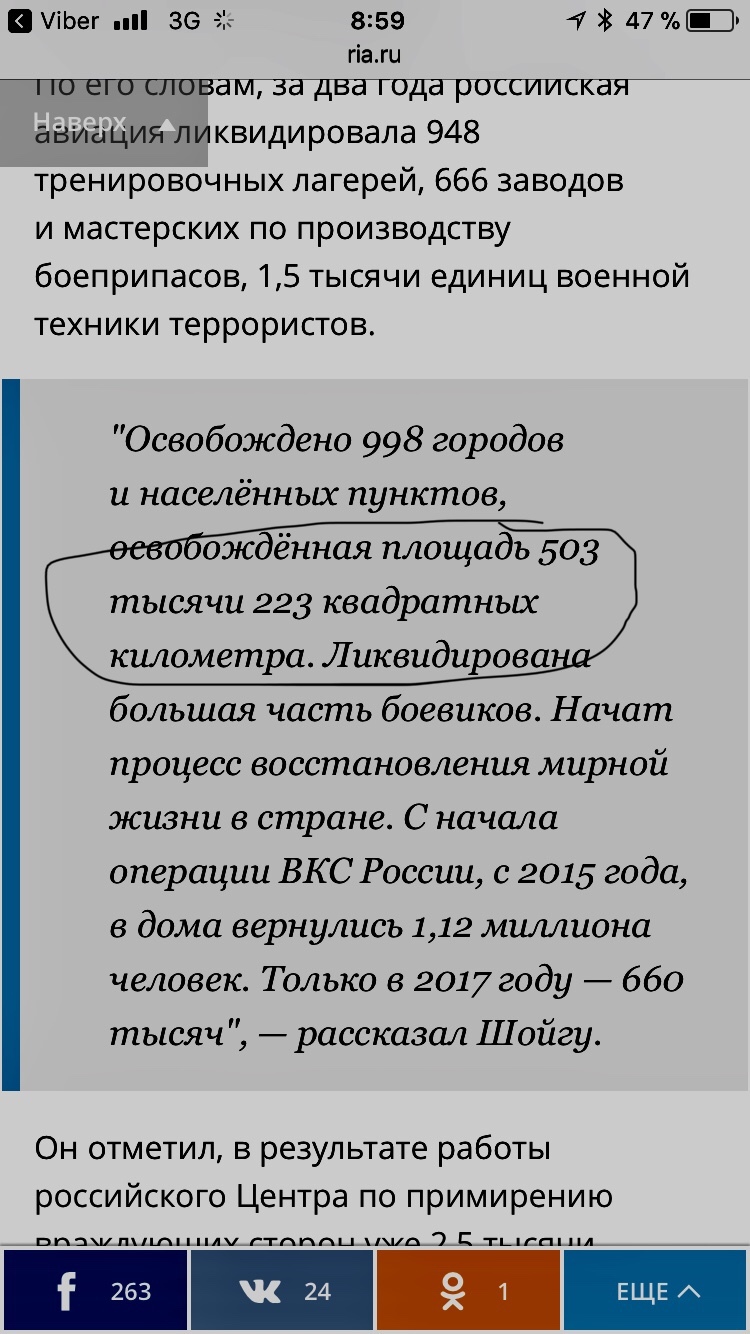 Освобожденная площадь Сирии больше самой Сирии??? - Сирия, Вкс, Площадь, Длиннопост