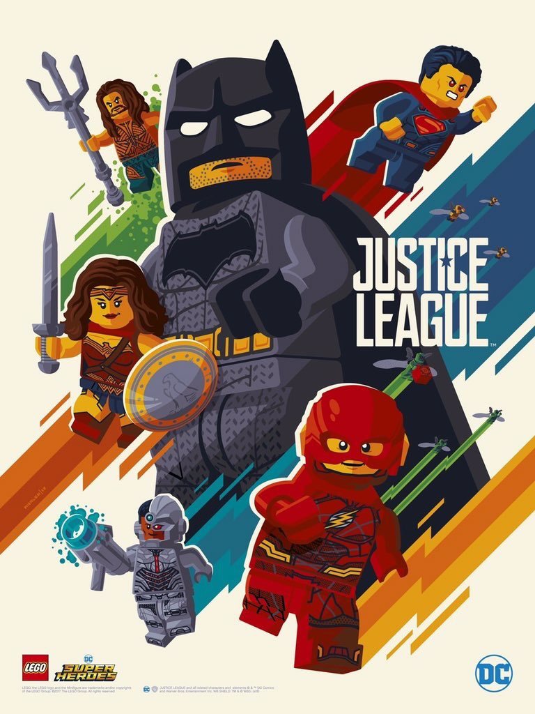 There's definitely some cool style in these posters - Dc comics, Comics, Art, Poster, Justice League, Lego, Longpost, Justice League DC Comics Universe