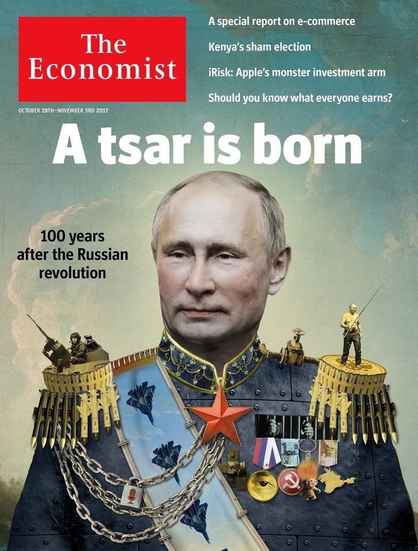 More “1 Negation. - Politics, Magazine, Vladimir Putin, The Economist, Longpost, Twitter