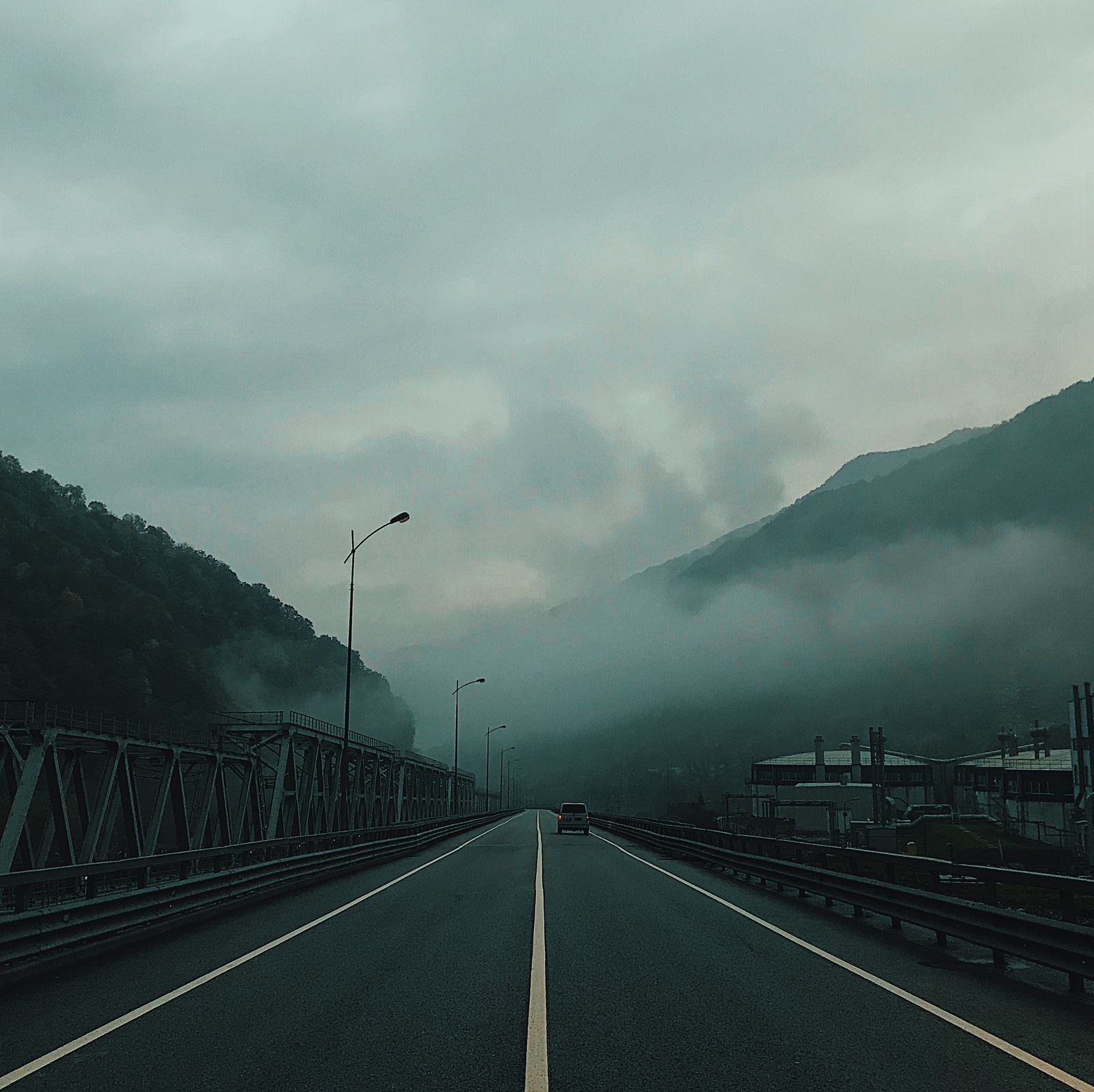 Autumn in Sochi - My, Sochi, Krasnaya Polyana, Autumn, Fog, Longpost